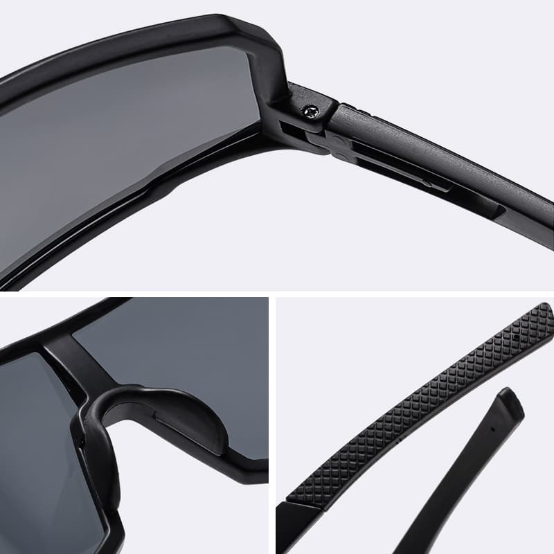 KAROS แว่นตาปั่นจักรยาน Unisex กลางแจ้งตกปลาท่องเที่ยวขับรถแว่นตากันแดดกีฬา UV400 ป้องกัน รูปที่ 6