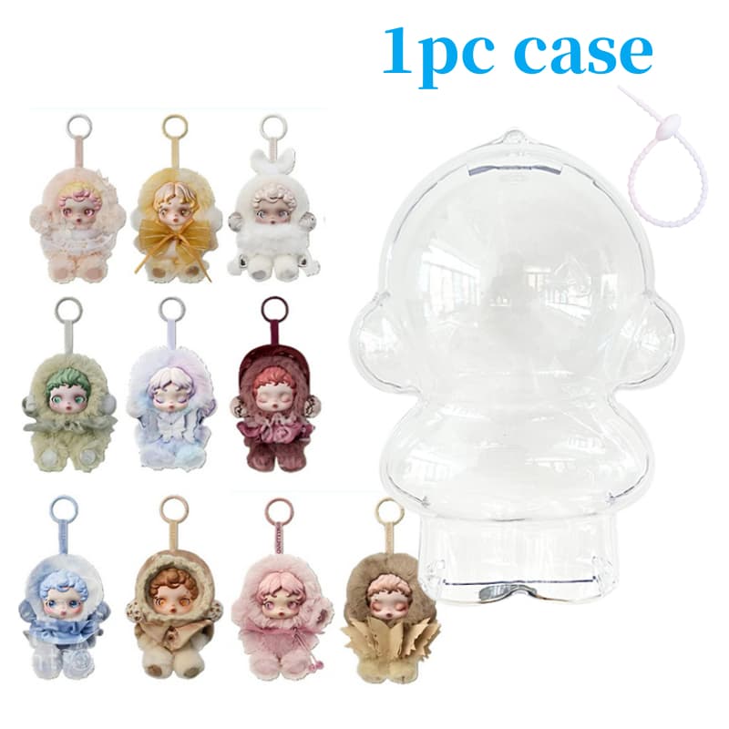 SKULLPANDA V2 Series Cover Skullpanda Winter Symphony เคสใสป้องกัน SP Plush Cute Dolls Transparent Dustproof HD Shell Cover รูปที่ 9