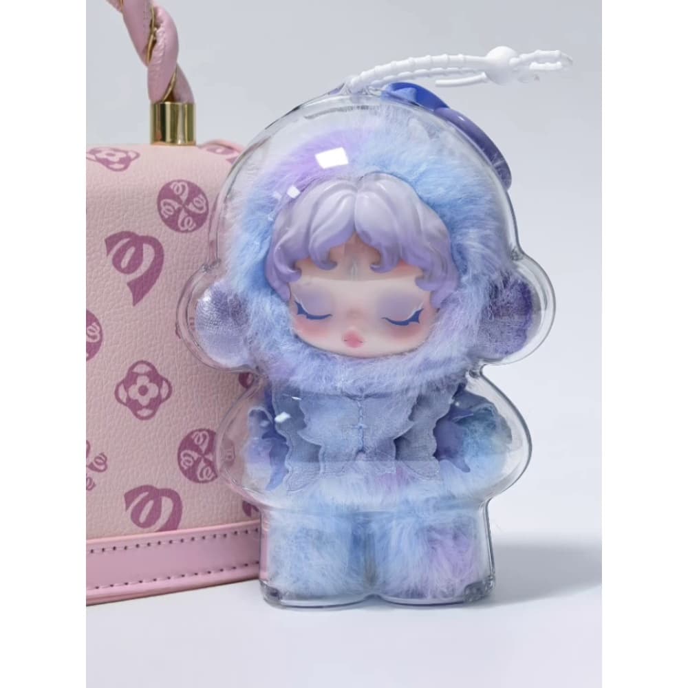 SKULLPANDA V2 Series Cover Skullpanda Winter Symphony เคสใสป้องกัน SP Plush Cute Dolls Transparent Dustproof HD Shell Cover รูปที่ 8