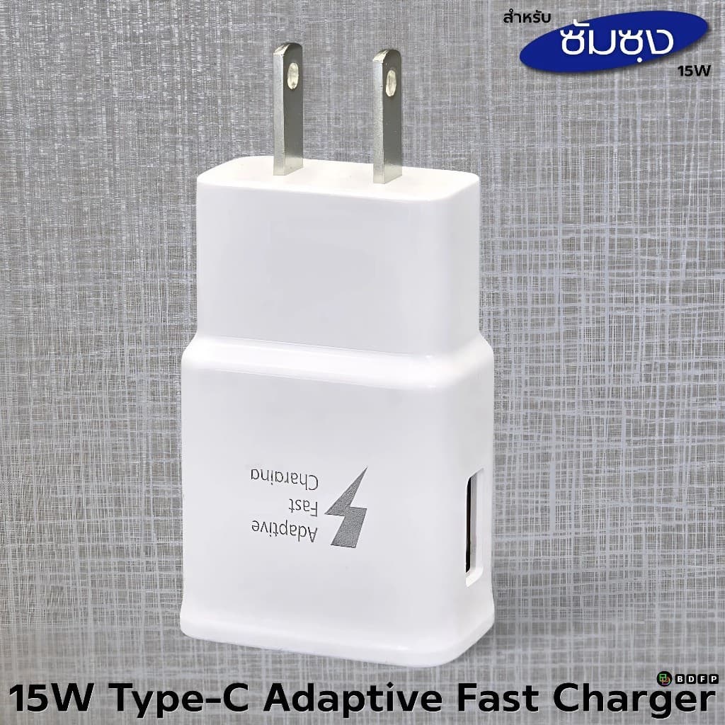 Sansung Charger 15W Type-C สําหรับ Sansung A30 Fast Quick Charge 3A สายชาร์จ m Usb-C US หัวชาร์จ รูปที่ 9