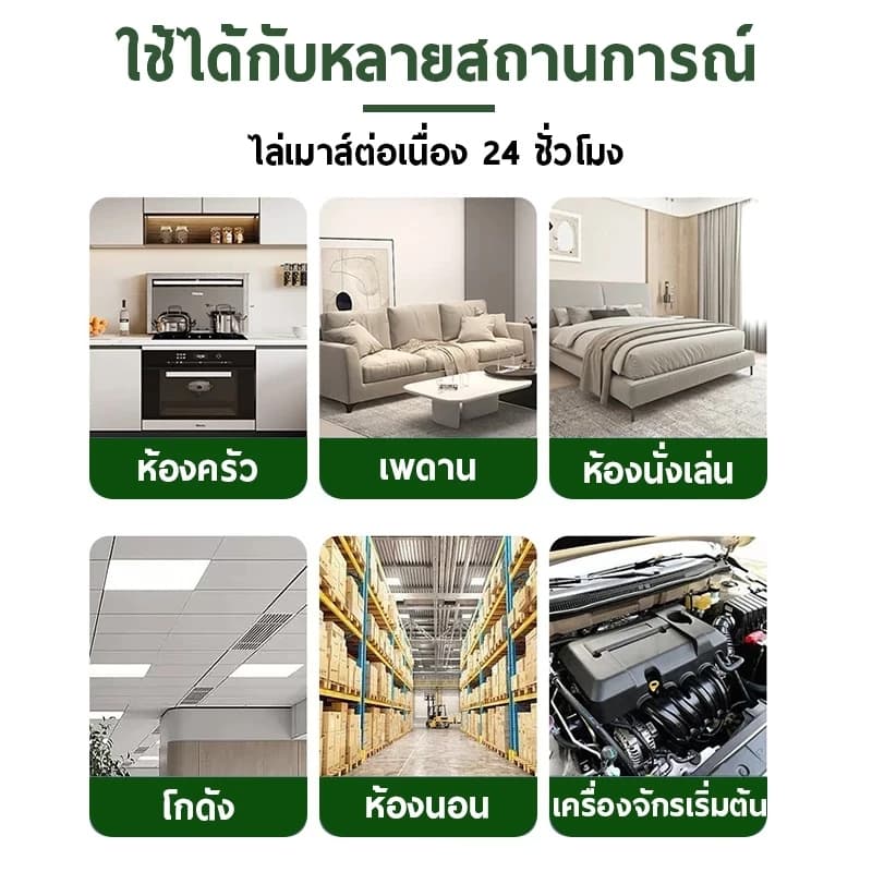 ป้องกันหนูระยะยาวสเปรย์ไล่หนู 510ml ยาไล่หนู ปราศจากสารเคมีอันตราย ใช้ได้ในห้องเครื่องรถยนต์ รูปที่ 5