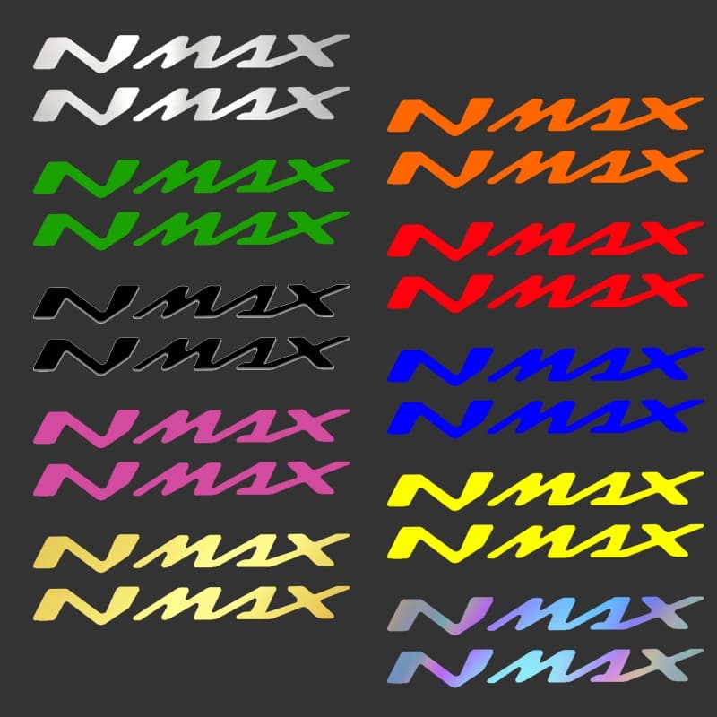 สติกเกอร์ Nmax แต่งอักษรโลโก้ สะท้อนแสง โฮโลแกรม เรืองแสง ตกแต่ง มอเตอร์ไซค์ โลโก้ รูปที่ 2