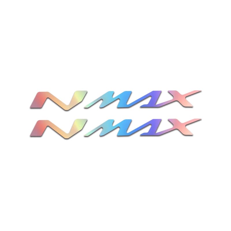 สติกเกอร์ Nmax แต่งอักษรโลโก้ สะท้อนแสง โฮโลแกรม เรืองแสง ตกแต่ง มอเตอร์ไซค์ โลโก้ รูปที่ 8
