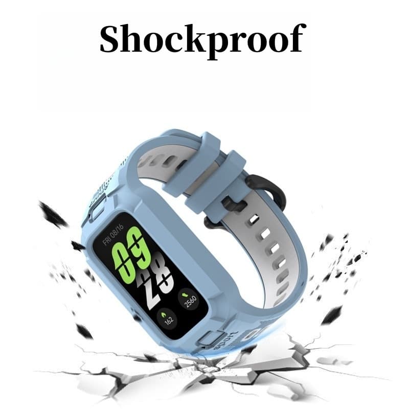 สายรัดซิลิโคน + สําหรับ Xiaomi Smart Band 9 Active/8 Active SmartWatch สายรัดข้อมือกีฬาสําหรับ Redmi Smart Band 3 2 Soft TPU Bracelect รูปที่ 2