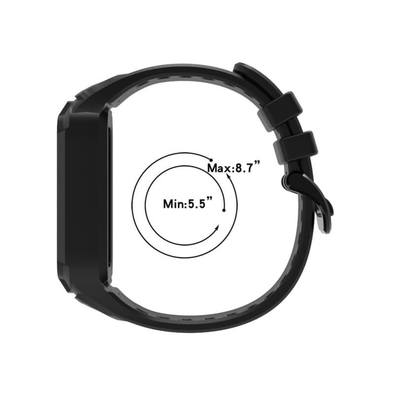 สายรัดซิลิโคน + สําหรับ Xiaomi Smart Band 9 Active/8 Active SmartWatch สายรัดข้อมือกีฬาสําหรับ Redmi Smart Band 3 2 Soft TPU Bracelect รูปที่ 8