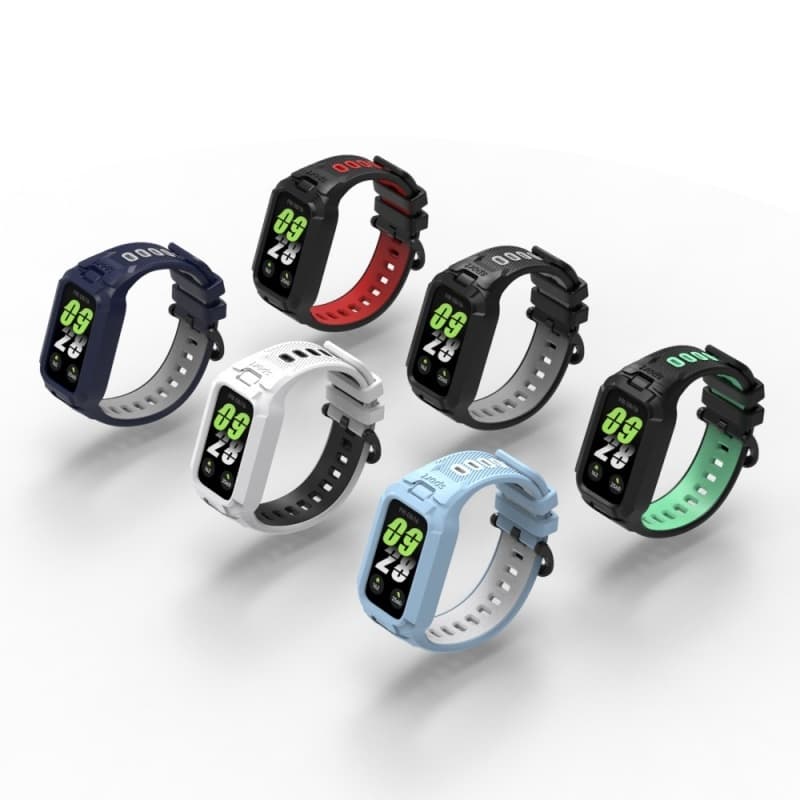 สายรัดซิลิโคน + สําหรับ Xiaomi Smart Band 9 Active/8 Active SmartWatch สายรัดข้อมือกีฬาสําหรับ Redmi Smart Band 3 2 Soft TPU Bracelect รูปที่ 6