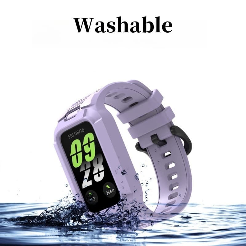 สายรัดซิลิโคน + สําหรับ Xiaomi Smart Band 9 Active/8 Active SmartWatch สายรัดข้อมือกีฬาสําหรับ Redmi Smart Band 3 2 Soft TPU Bracelect รูปที่ 3