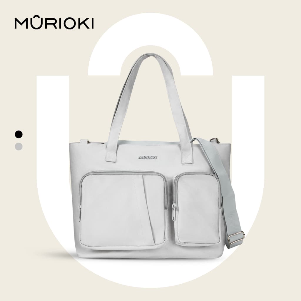 MURIOKI-Canyon Laptop Tote Bag for School with Headphone Bag G1021 รูปที่ 9