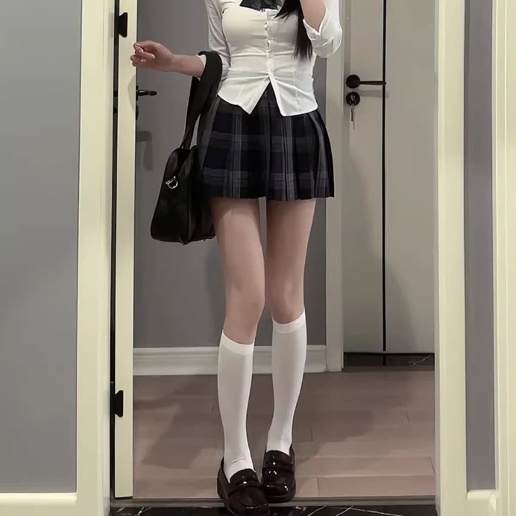 Hai Girls ที่ชื่นชอบ! ถุงเท้า OTK Cool & Lightweight สําหรับ Hot Weather Thai School Style! ระบายอากาศและที่มองไม่เห็น รูปที่ 4