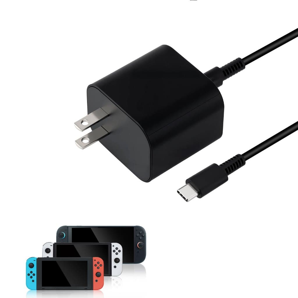 60W Power Supply Charger อะแดปเตอร์ AC สําหรับ Nintendo Switch 2 - ปลั๊ก US รูปที่ 1