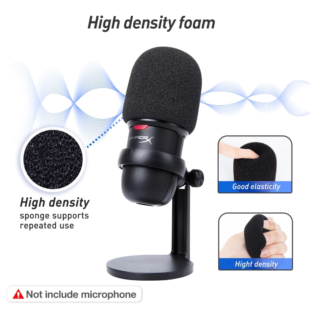 HyperX SoloCast Boom Arm - แขนไมค์เข้ากันได้กับ Hyper x SoloCast, แขนบูมไมโครโฟนพร้อมตัวกรองป๊อป, ปรับปรุงคุณภาพเสียง รูปที่ 4