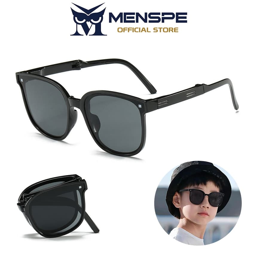 MENSPE ประจําเดือน เด็กแว่นกันแดดพับได้เด็กแฟชั่น ยูวี400ป้องกันแว่นกันแดดพ่อแม่และลูกแว่นกันแดด รูปที่ 1