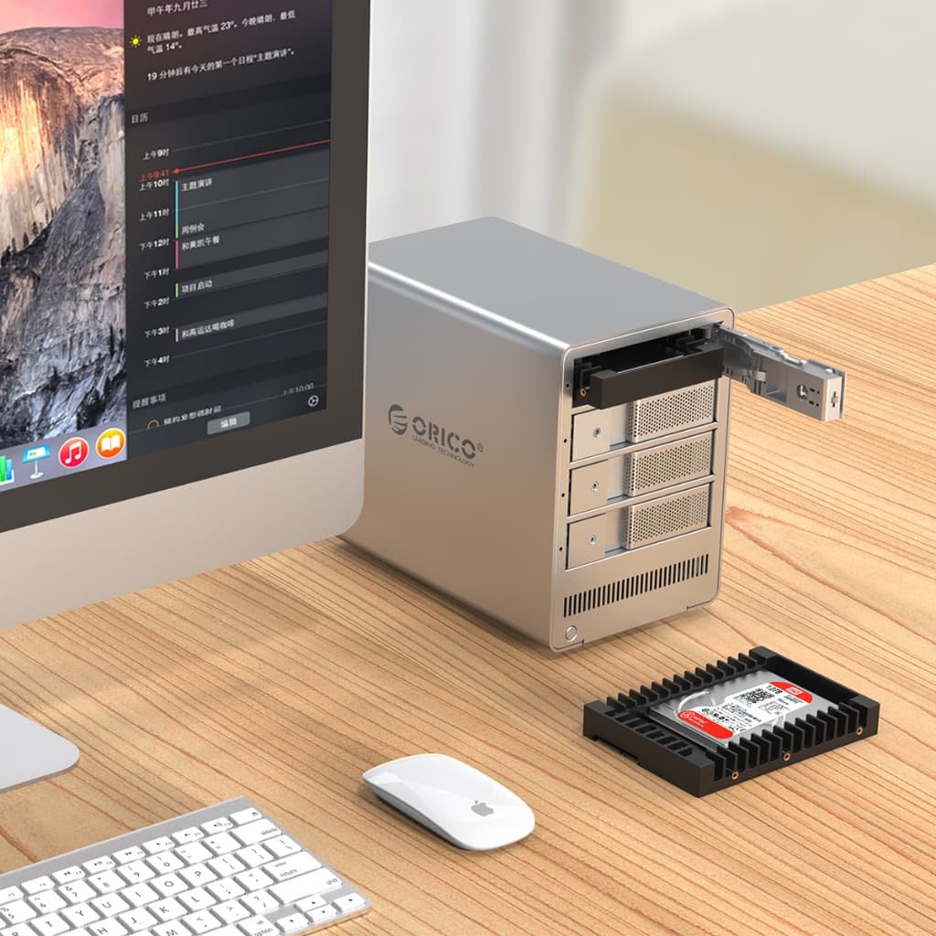 ORICO แคดดี้ฮาร์ดไดรฟ์ 2.5 นิ้วถึง 3.5 นิ้ว SATA 3.0 ถึง USB 3.0 อะแดปเตอร์ 6Gbps รูปที่ 9