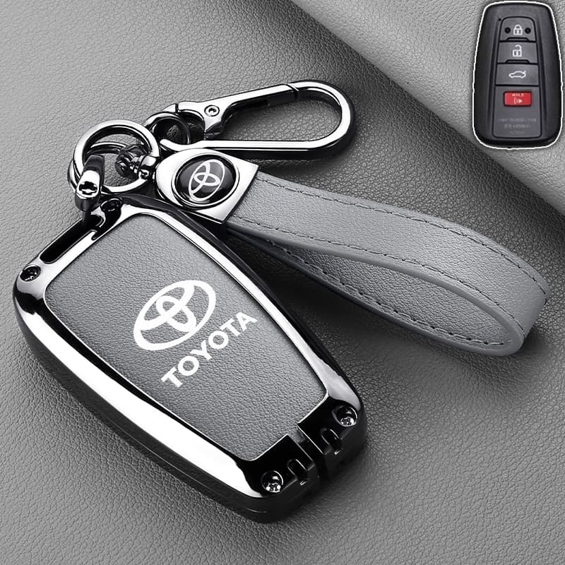 เคสกุญแจรีโมทรถยนต์ 234ปุ่ม สําหรับ Toyota cross g chr camry 2018-2023 cross 2023-2026 ของแต่งรถยนต์ พวงกุญแจ รูปที่ 3