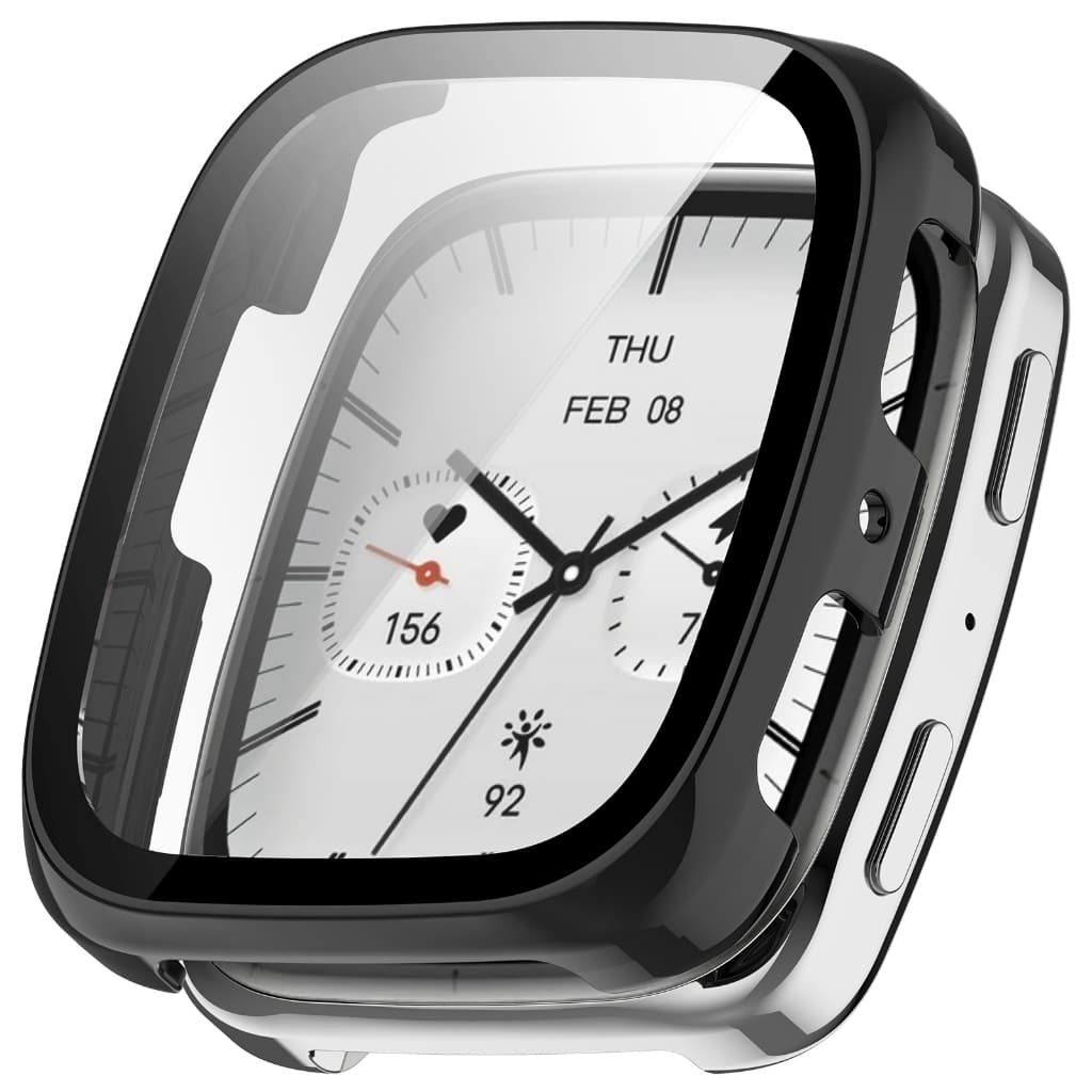 สําหรับ Amazfit Active 2 Square strap case กระจกนิรภัยป้องกันหน้าจอสาย USB อะแดปเตอร์ชาร์จ smart watch band strap รูปที่ 4