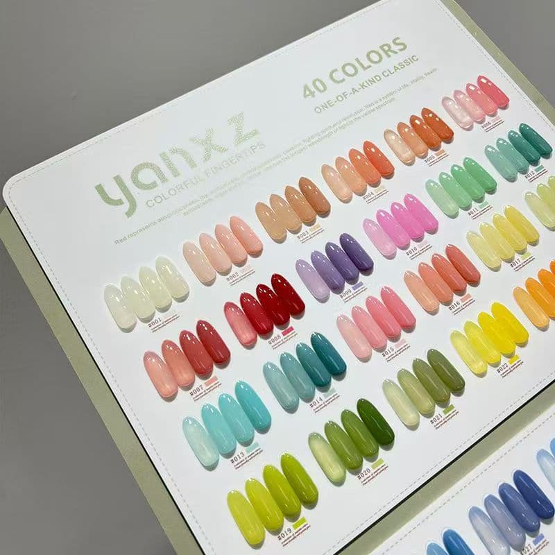 YANXZ 40 สี สีเจลไซรัปรุ่นใหม่ ฟรีชุดชาร์จชาร์จ เนื้อสวยละมุนค่ะ ไม่บางจนเกินไปทาง่ายและสวยมากค่ะ รูปที่ 8
