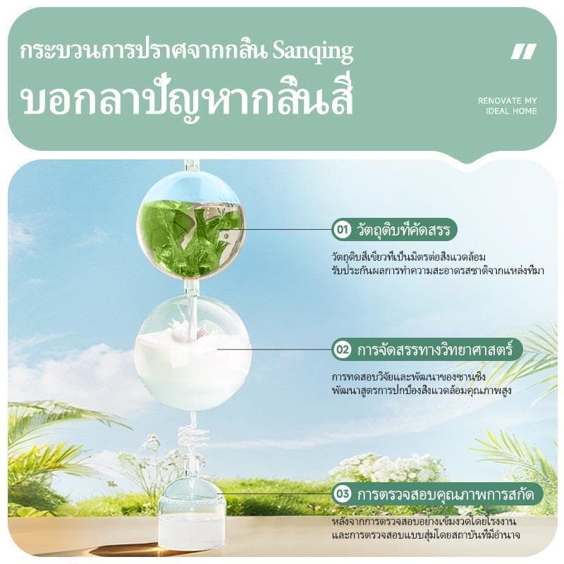 SanQing Paint 3300g สีขาว สีทาภายใน เฉดสีพาสเทล ชนิดด้าน ประหยัดคุ้มค่า สีพาสเทล สีทาบ้าน รูปที่ 5