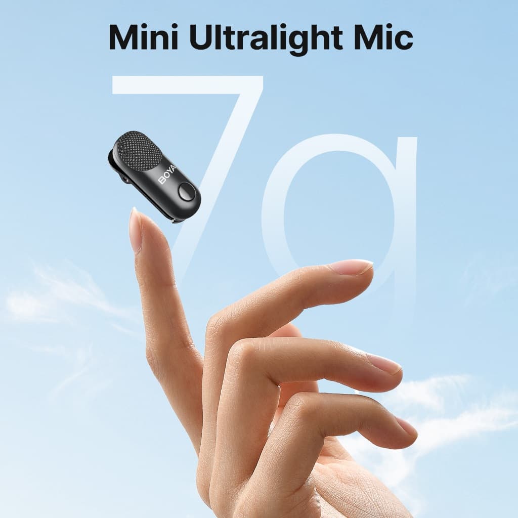 BOYA Magic 4 รูปแบบใน 1 ไมค์ไร้สาย Mini Mic AI ไมค์ตัดเสียงรบกวน รูปที่ 3