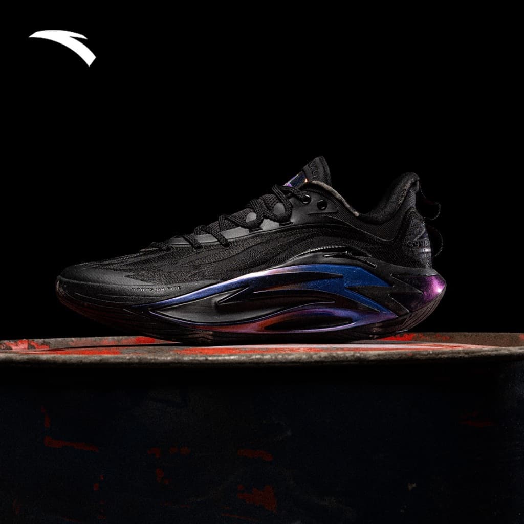 ANTA Shock Wave 7 รองเท้าบาสเกตบอลชาย ตาข่ายระบายอากาศ ทนทาน กันลื่น ลดแรงกระแทก พื้นคาร์บอน 1125C1126 รูปที่ 7