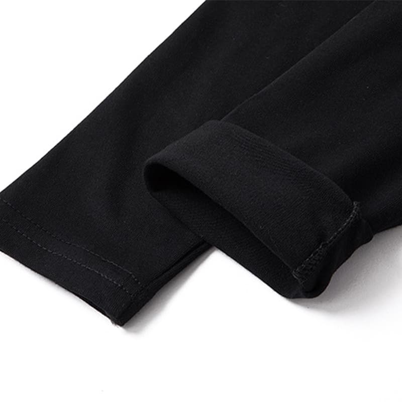 เสื้อแขนยาวสำหรับเด็กอายุ 3-15 ปี ทำจากผ้าฝ้าย 100%ที่ระบายอากาศได้ดีและดูดซับเหงื่อ รูปที่ 7