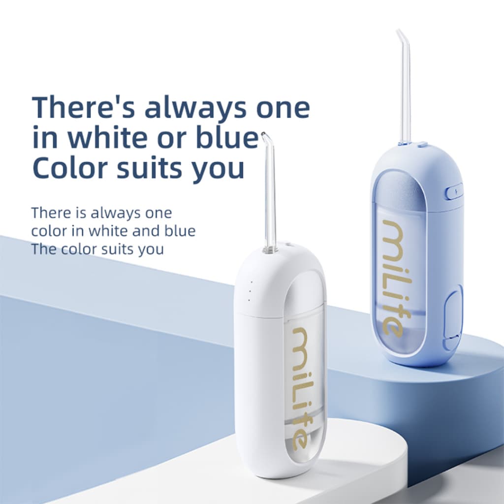 MiLife เครื่องพ่นน้ำทำความสะอาดฟัน ME0803 150ML 1200 Pulses/min IPX7 กันน้ํา Water Flosser Oral Irrigator อุปกรณ์ทำความสะอาดฟัน รูปที่ 5