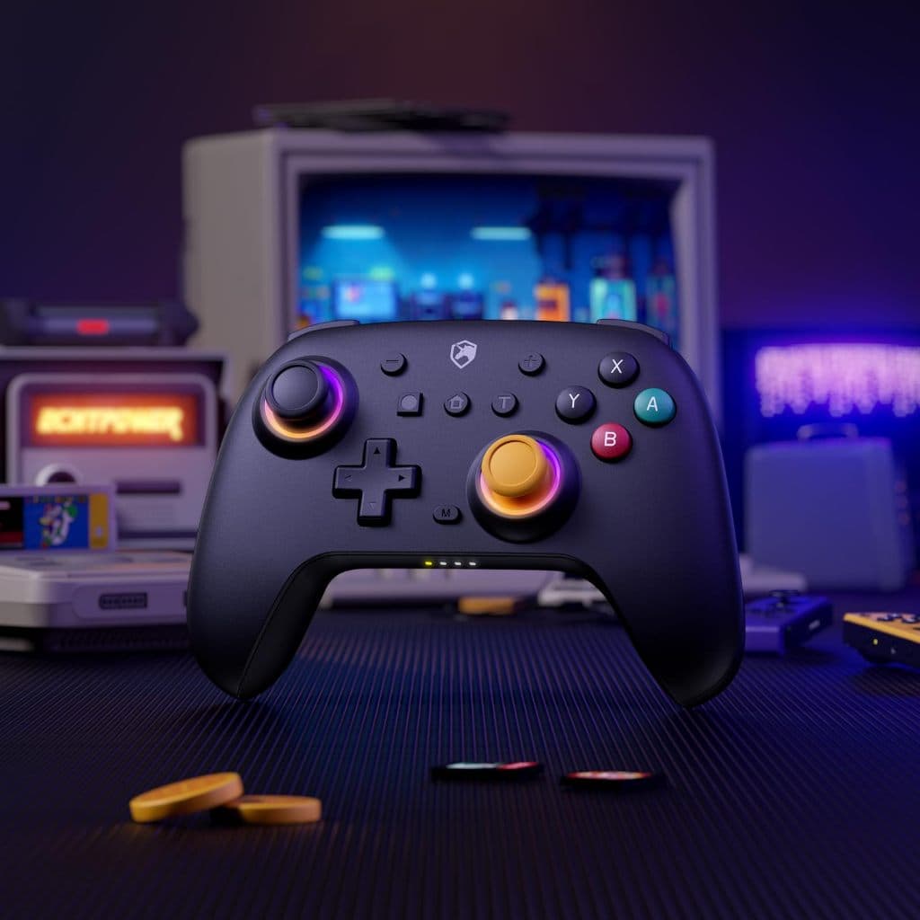 NYXI Wireless Switch Pro Controller สําหรับ Nintendo Switch2/Switch Lite/Switch OLED - จอยสติ๊กเกมแพด รูปที่ 4