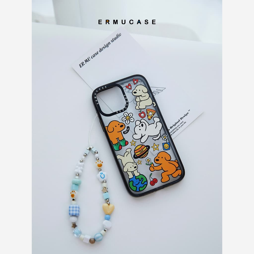 เหมาะสําหรับ IPhone 13 14 15 16 Pro Max Shock-proof Magnetic เคสโทรศัพท์ส่วนบุคคล-Super น่ารักสุนัข Paradise การ์ตูนแฟชั่นสติกเกอร์ รูปที่ 7