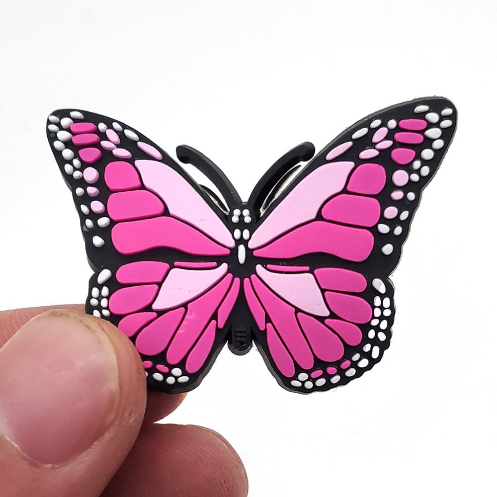 Charms DIY สีชมพู สำหรับประดับรองเท้าแตะ ของขวัญสนุกๆ สำหรับเด็ก รูปที่ 2
