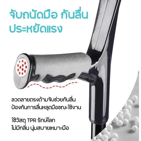 ไม้เท้าข้อศอก อลูมิเนียม ปรับความสูง พับได้ น้ำหนักเบา กันลื่น ช่วยพยุงเดิน เหมาะผู้สูงอายุและผู้พิการ รูปที่ 3