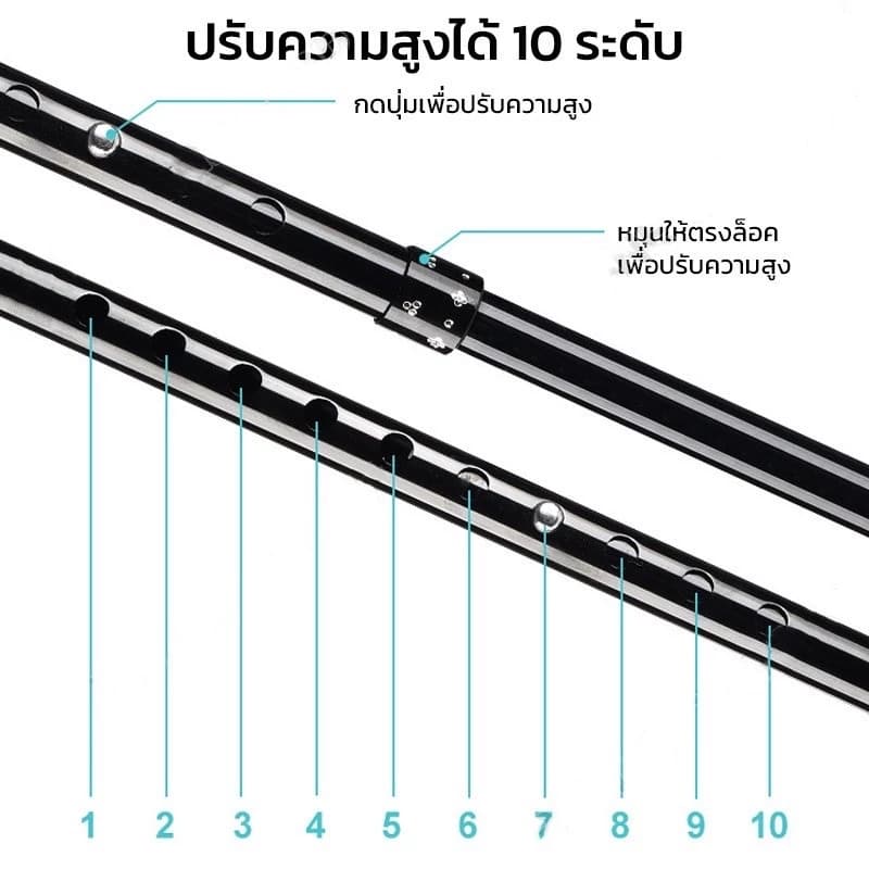 ไม้เท้าข้อศอก อลูมิเนียม ปรับความสูง พับได้ น้ำหนักเบา กันลื่น ช่วยพยุงเดิน เหมาะผู้สูงอายุและผู้พิการ รูปที่ 4
