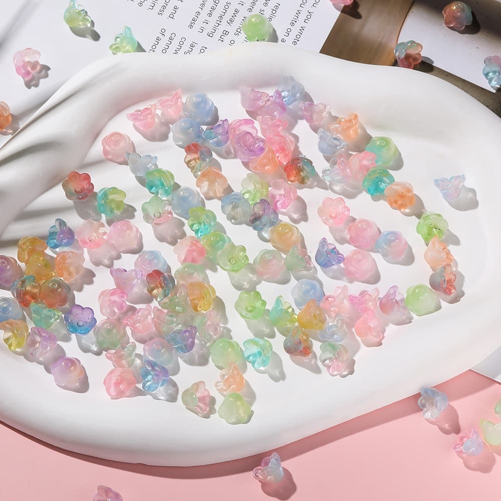 อุปกรณ์ทำเครื่องประดับลูกปัด แบบ DIY ลาย Lily of the Valley รูปที่ 9