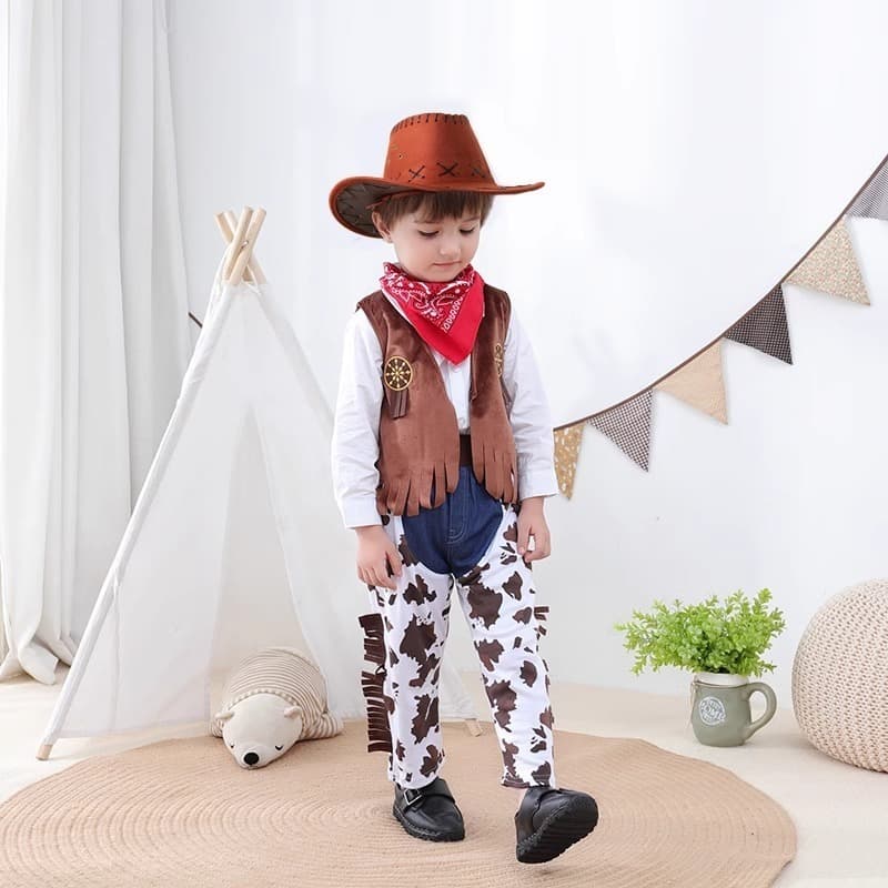 จาก กทมชุดคาวบอยเด็กโต คาวเกิร์ลเด็กโต cowboy girl costume Cowboy Kid cowboy cosplay คาวบอย เด็ก รูปที่ 3