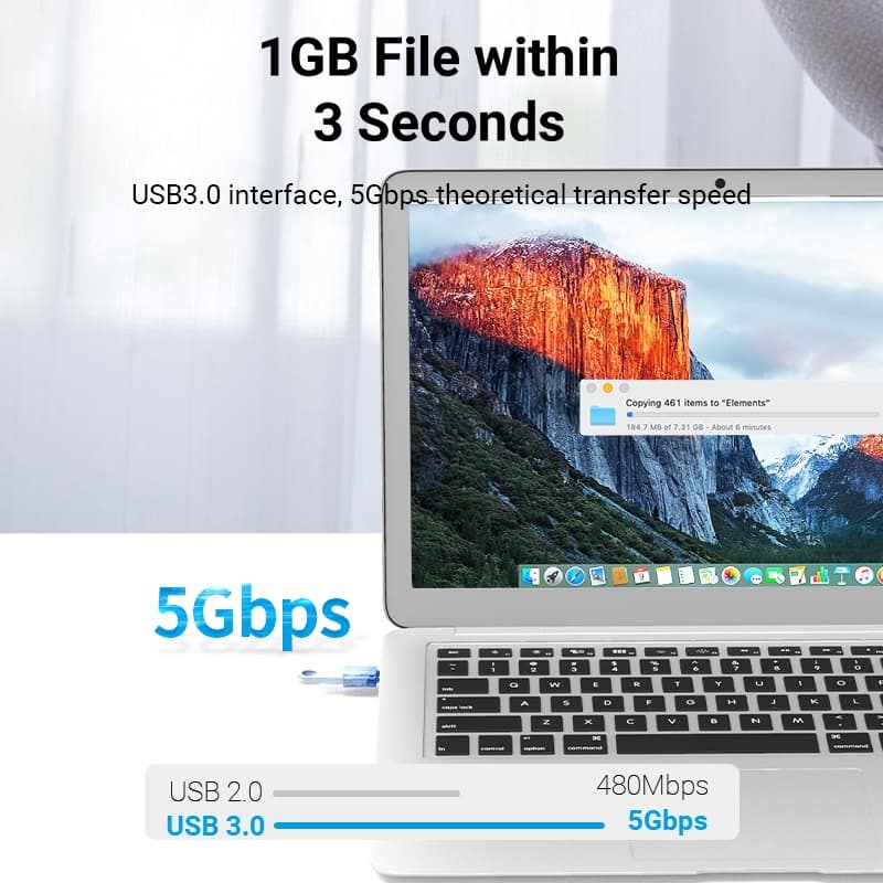 Vention OTG USB C ถึง USB 3.0 อะแดปเตอร์ประเภท C ชาย USB หญิง 5Gbps 3A สําหรับ MacBook Pro Redmi iPad Samsung S10 Huawei p40 Android แล็ปท็อปโทรศัพท์มือถือ รูปที่ 6