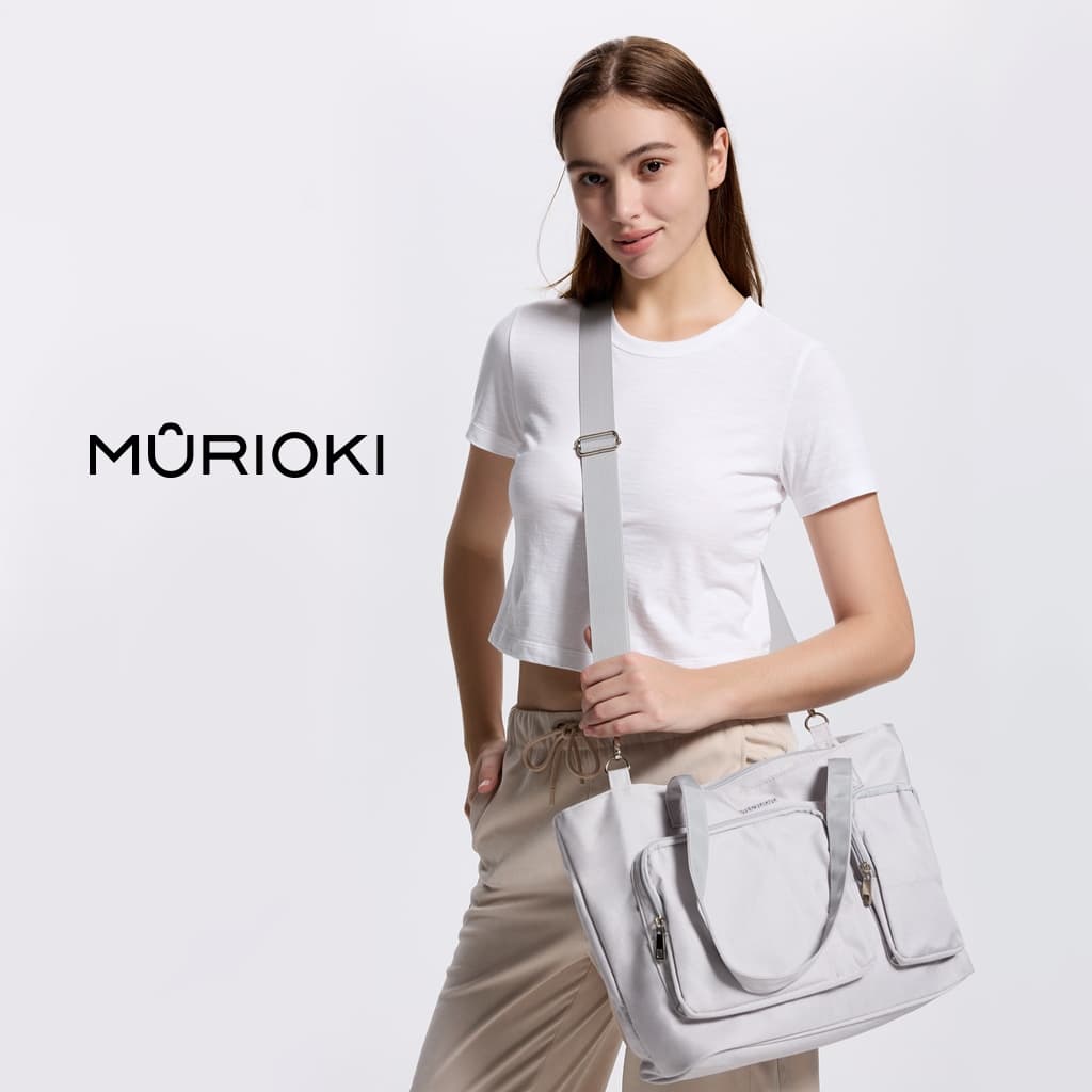 MURIOKI-Canyon Laptop Tote Bag for School with Headphone Bag G1021 รูปที่ 7