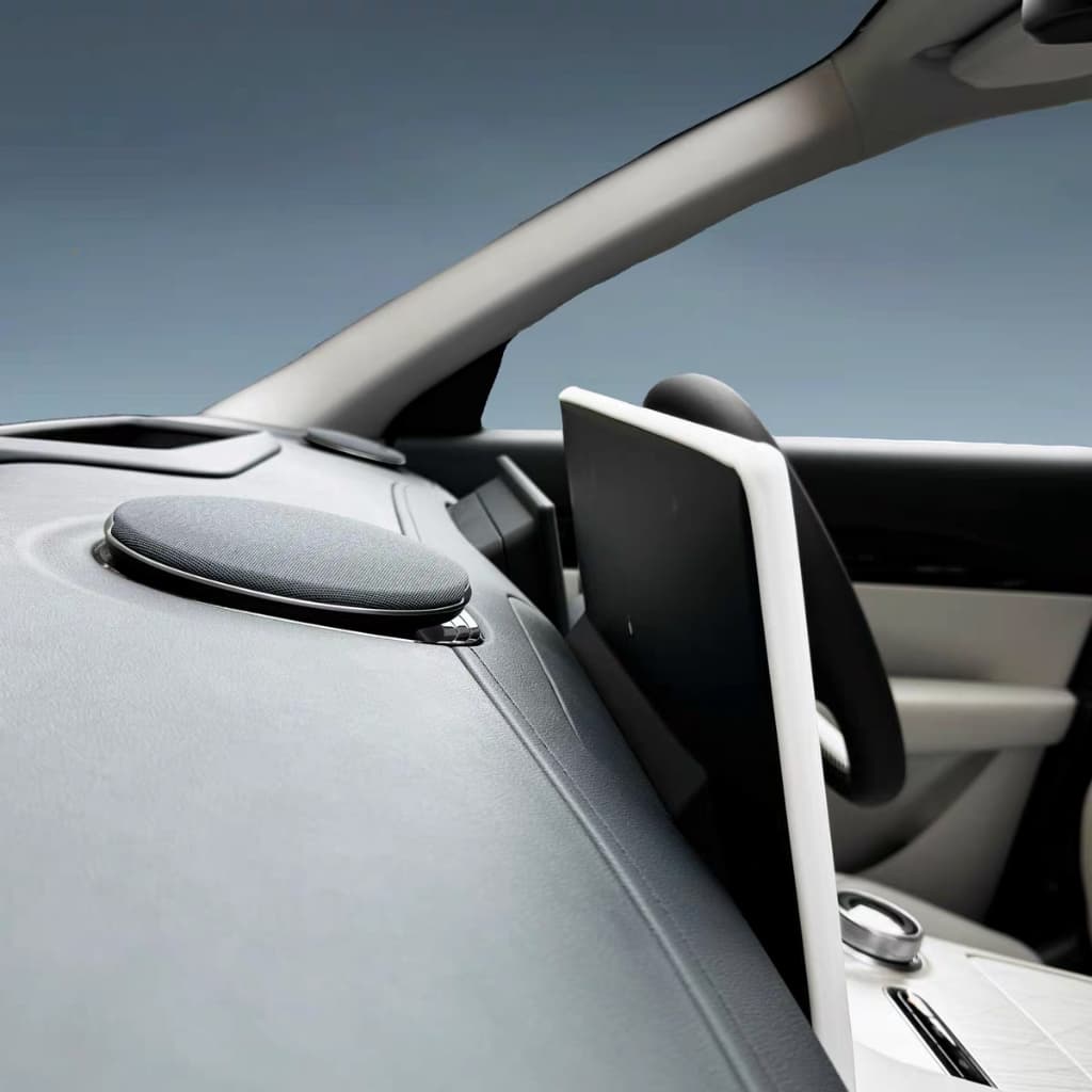 ใหม่ aion ut 2025 กรอบซิลิโคนป้องกันหน้าจอสีขาวสีดําภายในรถ AION UT อุปกรณ์เสริม รูปที่ 4
