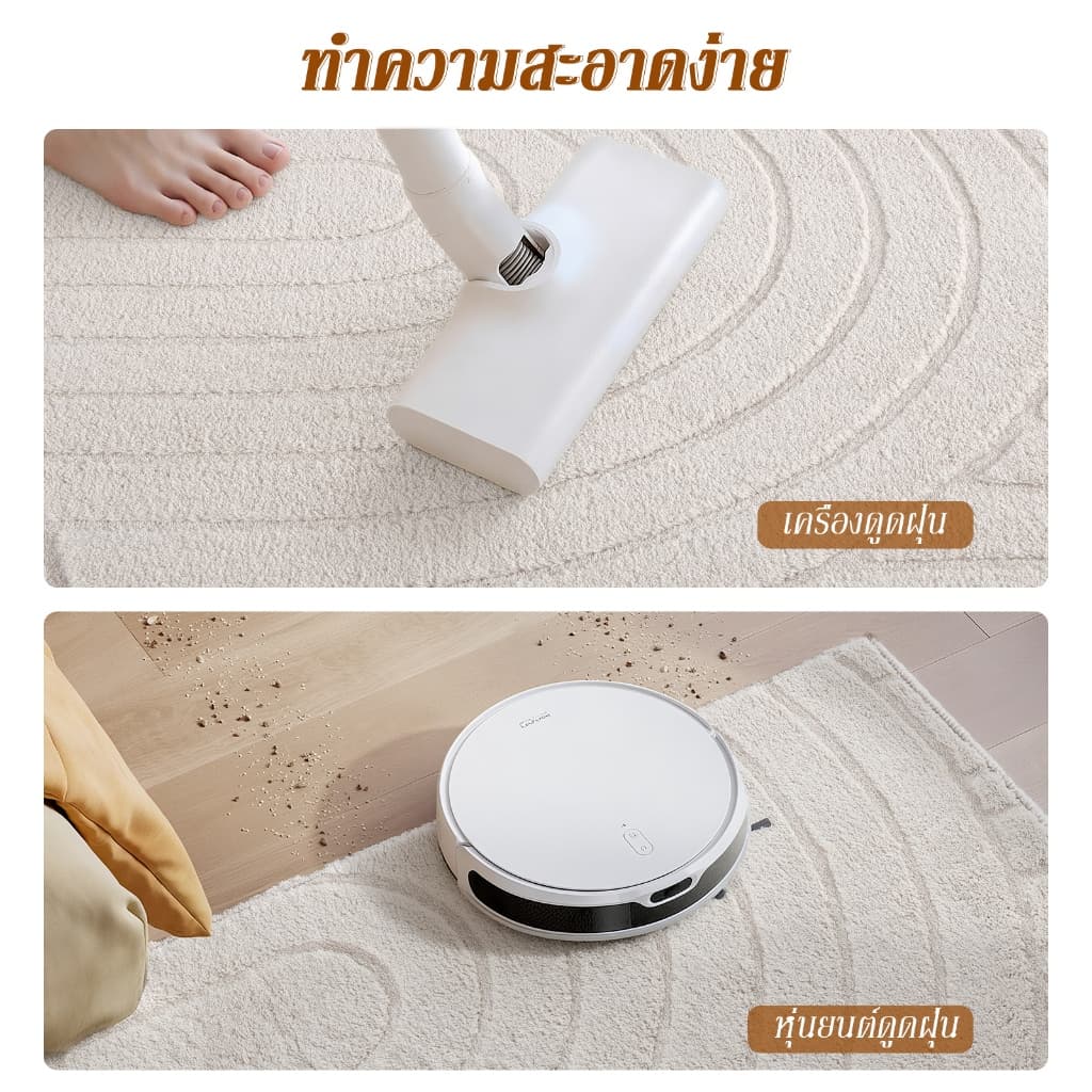 E MEIJIA พรมปูพื้น พรมนุ่มหนา พรหมปูพื้นห้อง พรมห้องนอน มินอมอล ห้องนั่งเล่น ทนทาน ทันสมัย รูปที่ 8