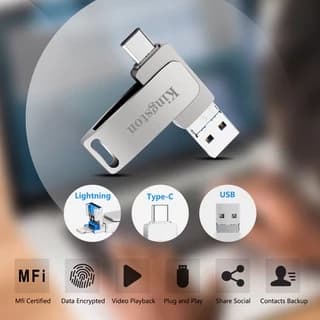 2 in 1 แฟลชไดรฟ์ Usb 2TB Usb Flash Drive 1TB Otg สําหรับ iPhone Storage รูปที่ 2