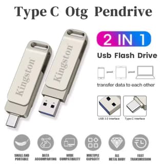 2 in 1 แฟลชไดรฟ์ Usb 2TB Usb Flash Drive 1TB Otg สําหรับ iPhone Storage รูปที่ 3