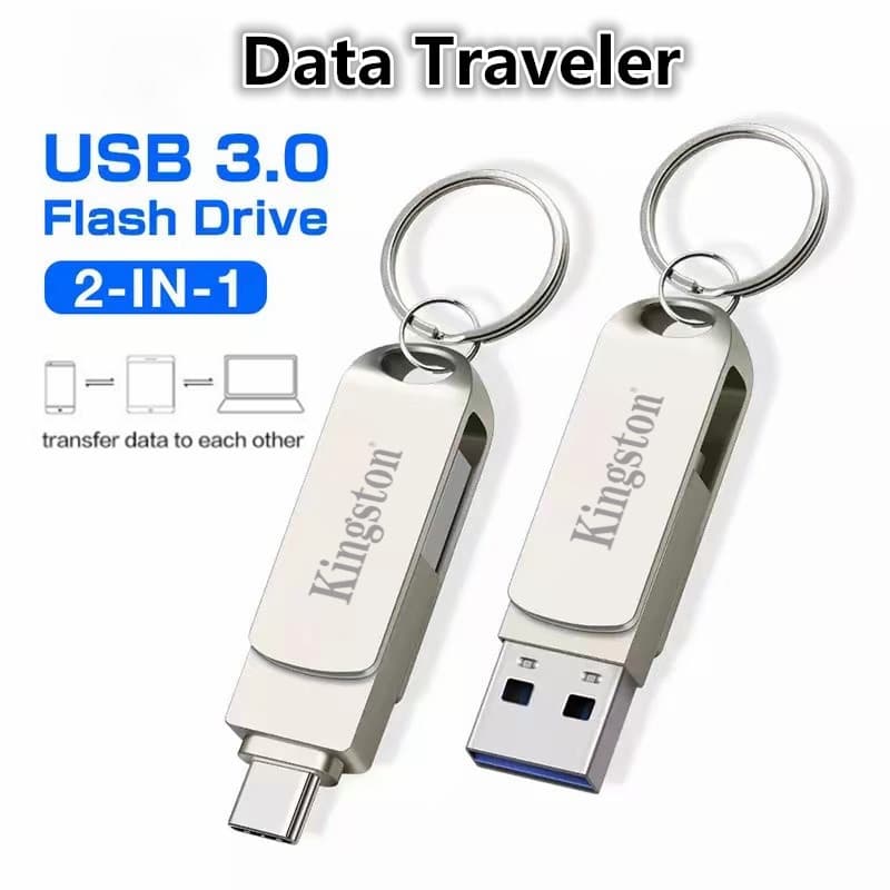 2 in 1 แฟลชไดรฟ์ Usb 2TB Usb Flash Drive 1TB Otg สําหรับ iPhone Storage รูปที่ 4