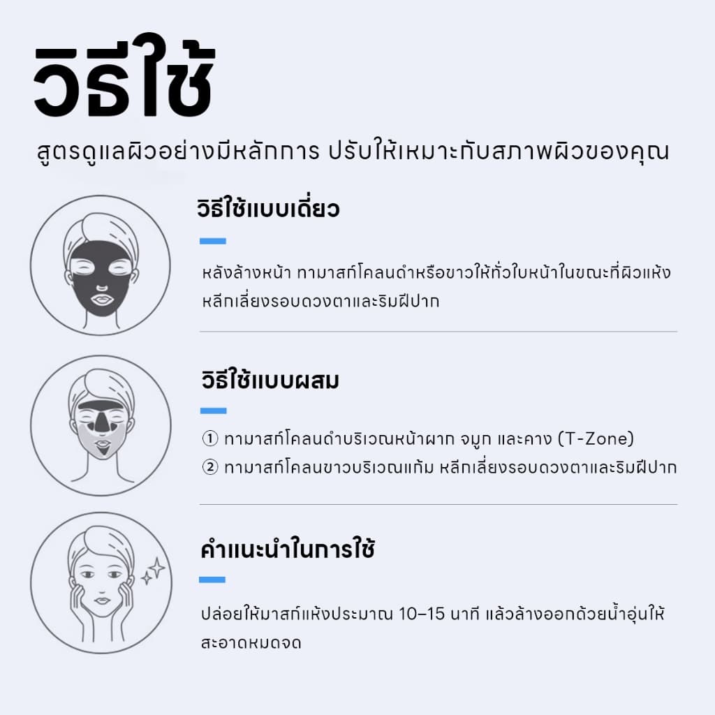 ICELERSKIN โคลนมาสก์ 2 สี T-Zone & U-Zone ล้างสิวอุดตัน + ผิวใส รูปที่ 9