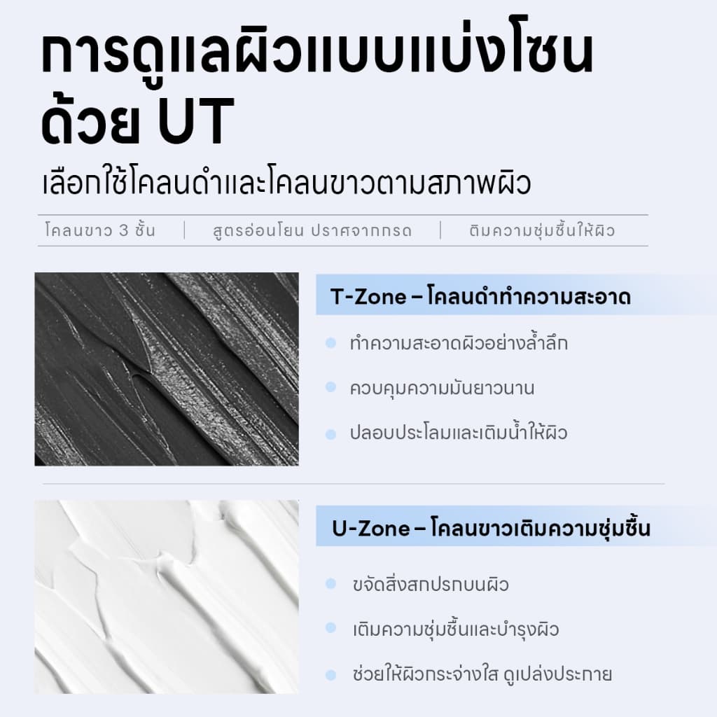ICELERSKIN โคลนมาสก์ 2 สี T-Zone & U-Zone ล้างสิวอุดตัน + ผิวใส รูปที่ 5