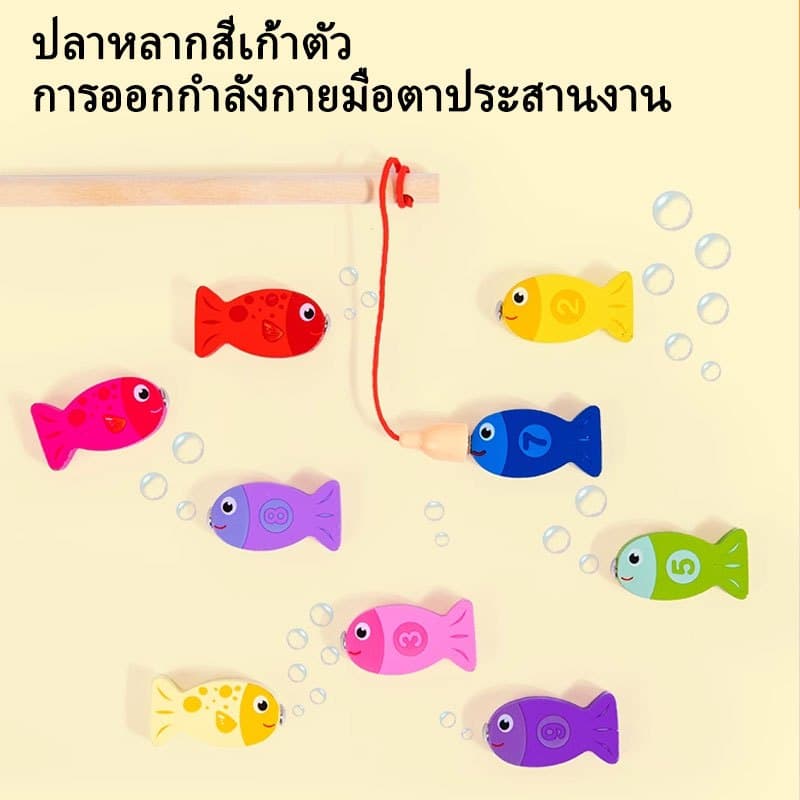 ของเล่นไม้ การศึกษาปฐมวัยมัลติฟังก์ชั่นลอการิทึมบอร์ดเด็กรูปร่างความรู้ความเข้าใจจับคู่ปริศนาจิ๊กซอว์ตัวเลขของเล่นเพื่อการศึกษาอายุ1-8 รูปที่ 7