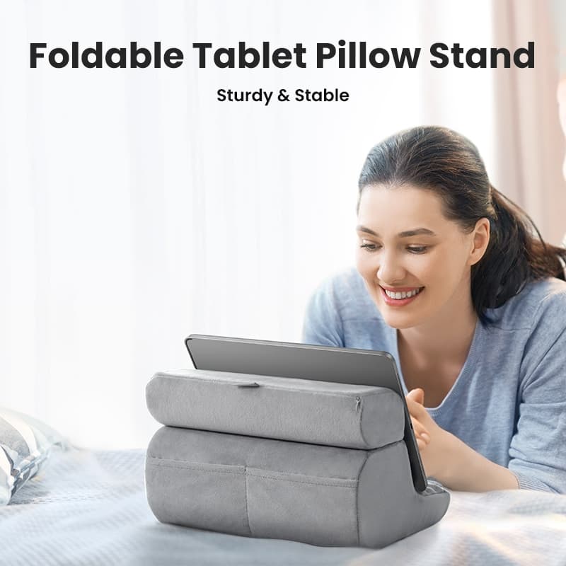 UGREEN Tablet Pillow Stand for 4.7 to 12.9-inch Tablets Cell Phones iPad iPhone 14 13 รูปที่ 6