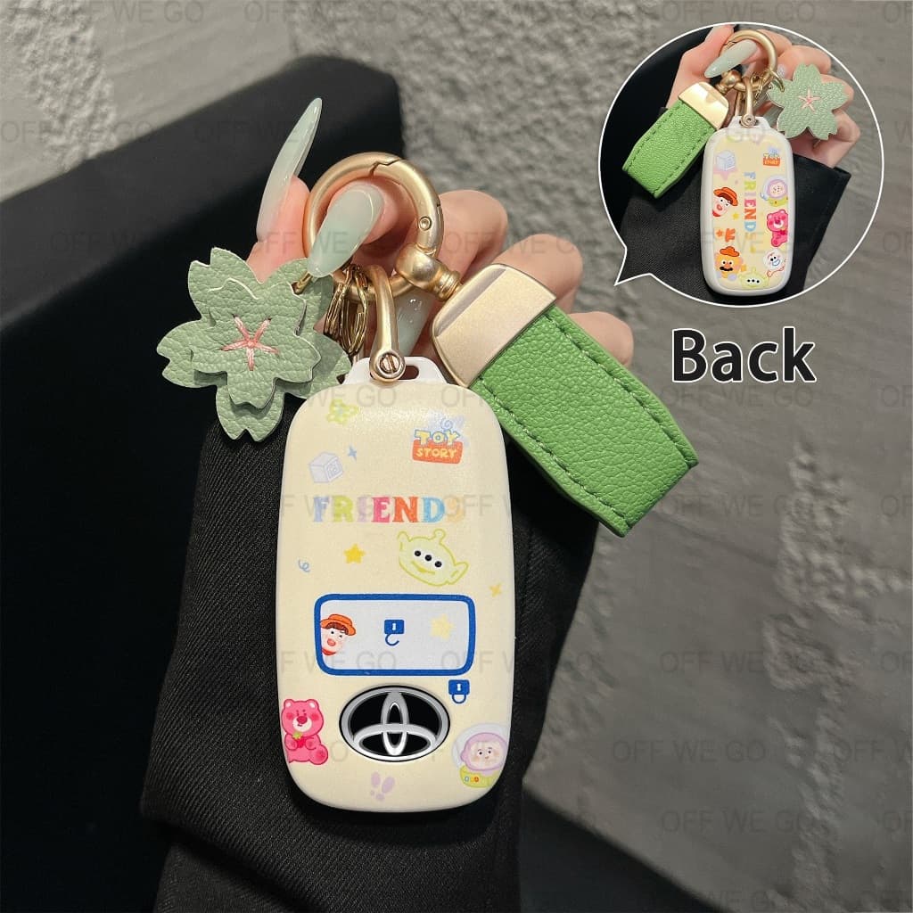 เคสกุญแจรถยนต์ Toyota yaris ativ Toyota Veloz 2022 Yaris Cross 2023 ปลอกกุญแจพวงกุญแจรถ ABS รูปที่ 6
