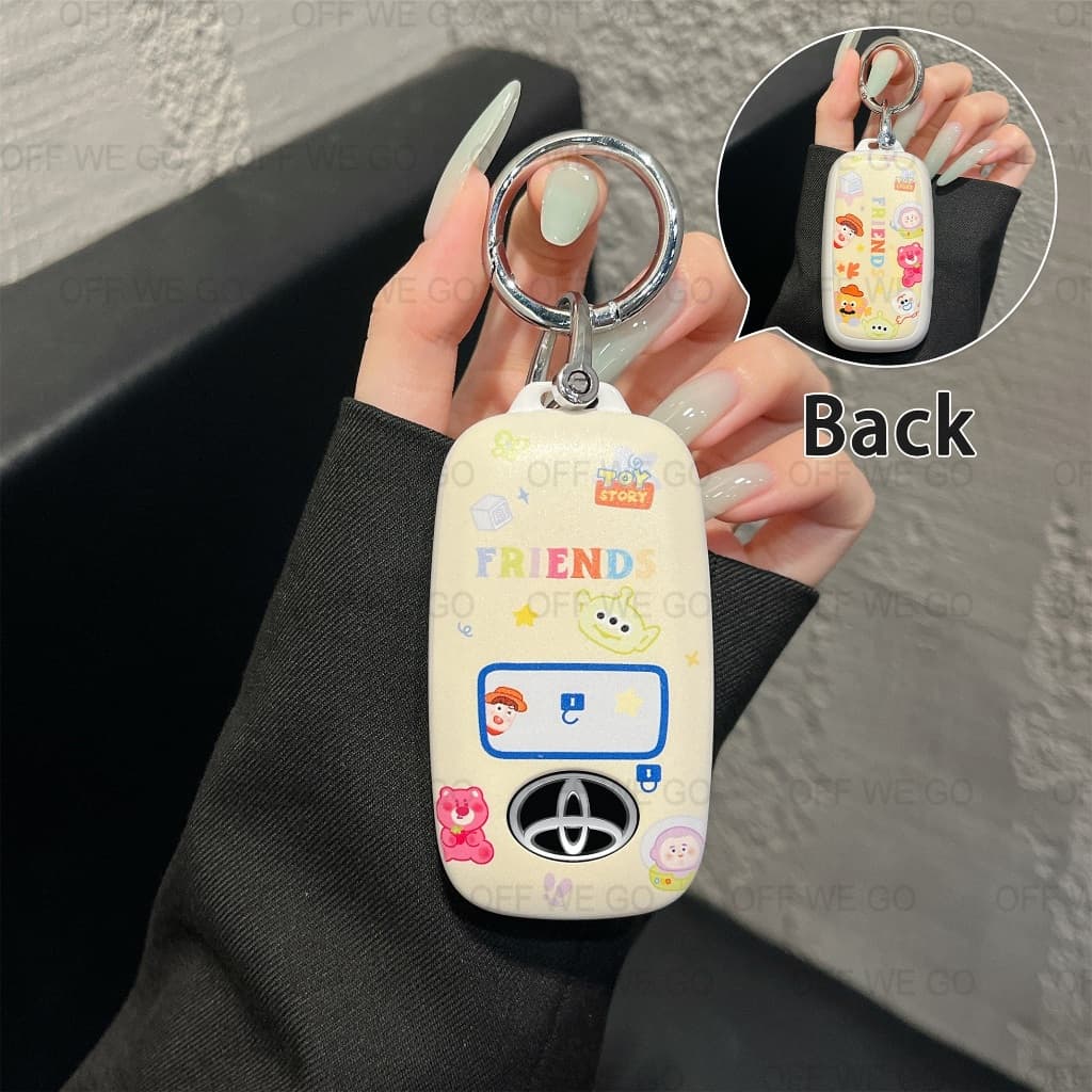 เคสกุญแจรถยนต์ Toyota yaris ativ Toyota Veloz 2022 Yaris Cross 2023 ปลอกกุญแจพวงกุญแจรถ ABS รูปที่ 7