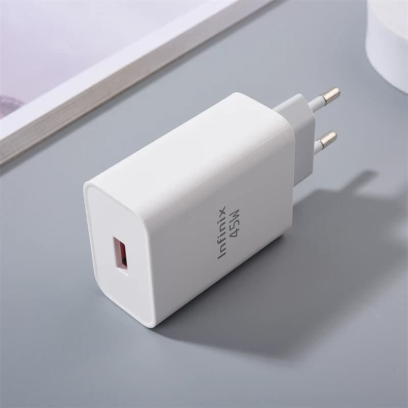 Original Infinix 45W Charger EU Super Fast Charging Power Adapter 6A USB C สําหรับ Infinix หมายเหตุ 40 30 30i Zero 8 30 X ร้อน 40 30 Pro รูปที่ 3