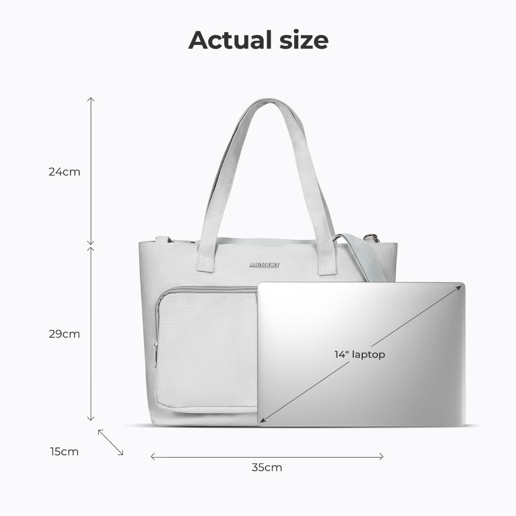 MURIOKI-Canyon Laptop Tote Bag for School with Headphone Bag G1021 รูปที่ 2