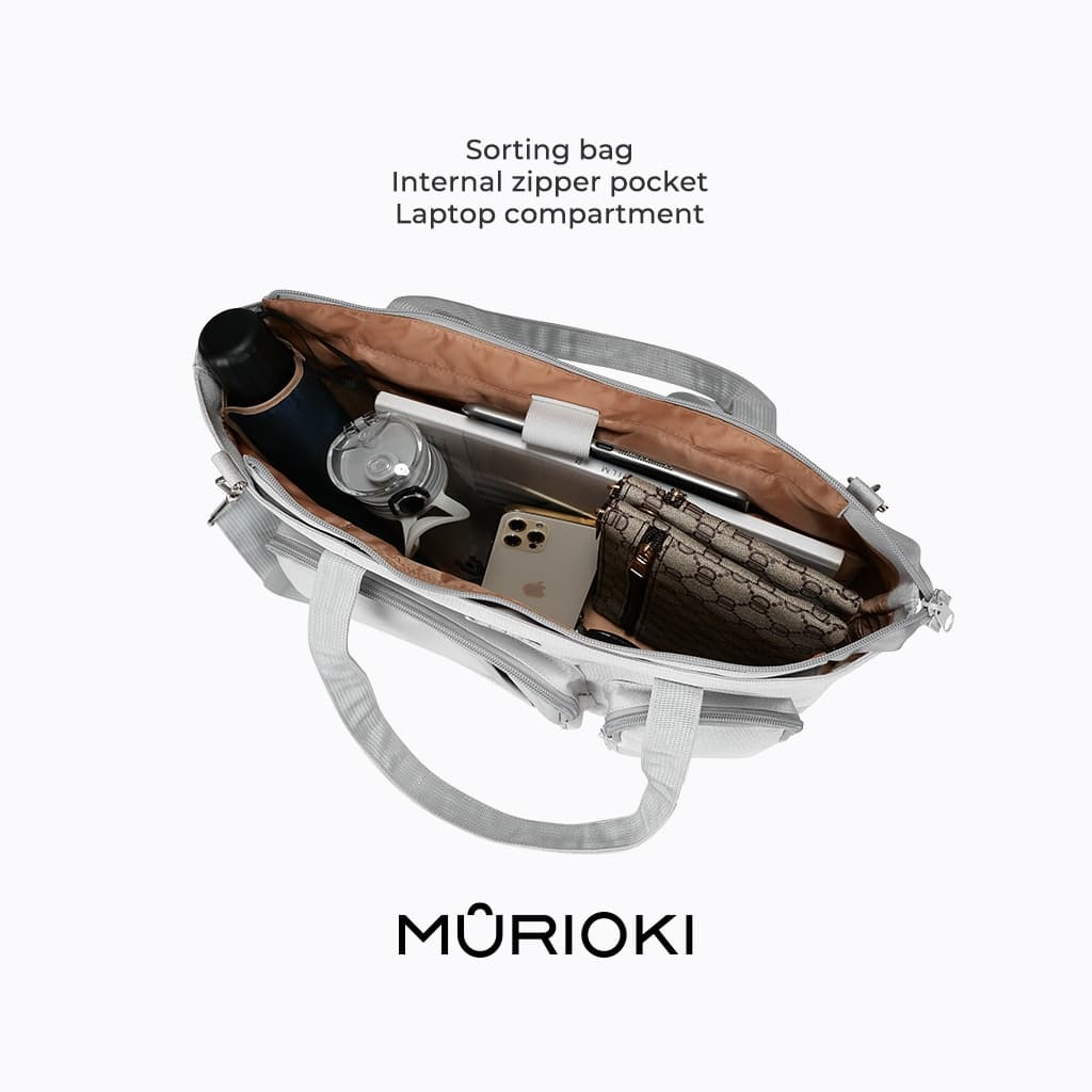 MURIOKI-Canyon Laptop Tote Bag for School with Headphone Bag G1021 รูปที่ 3