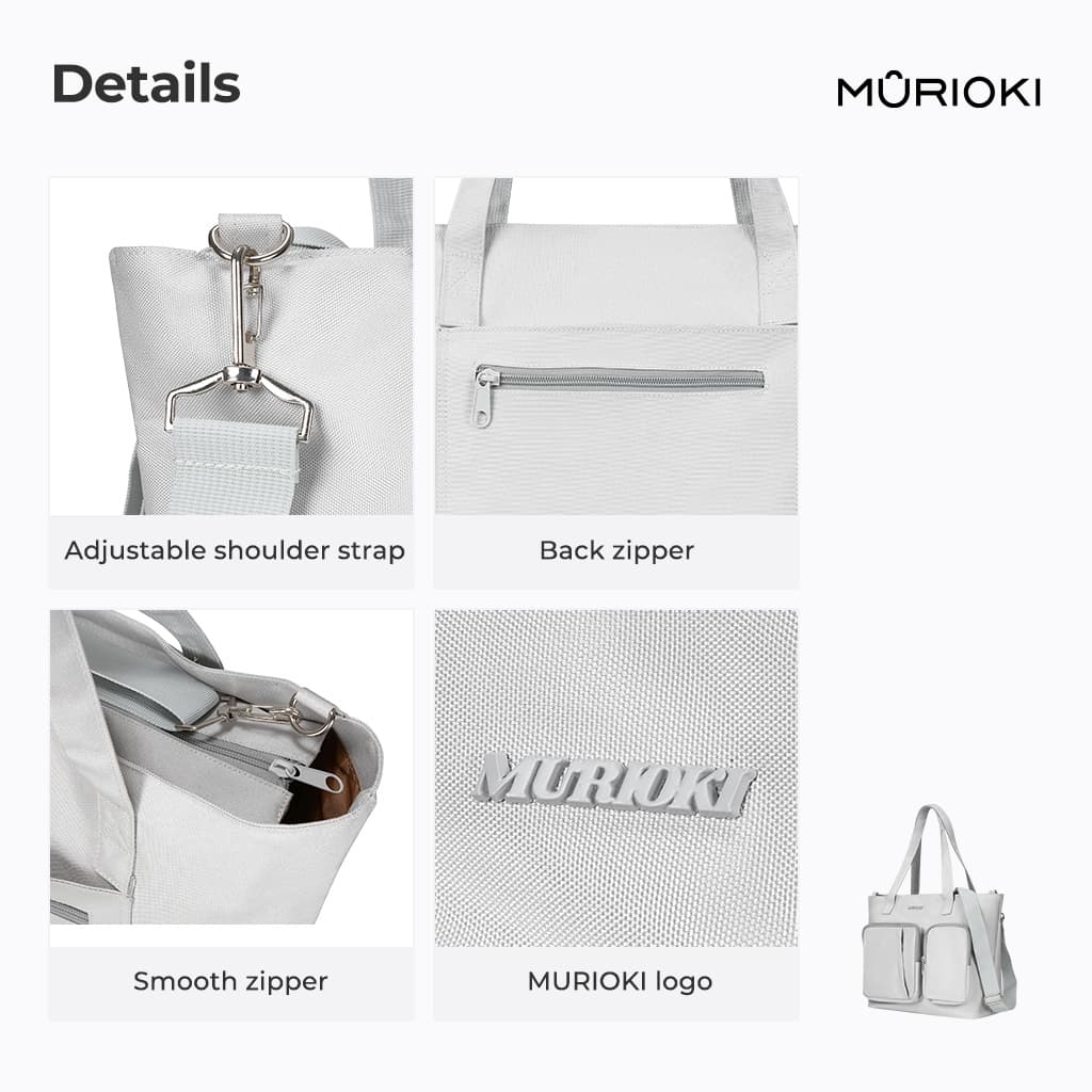 MURIOKI-Canyon Laptop Tote Bag for School with Headphone Bag G1021 รูปที่ 4