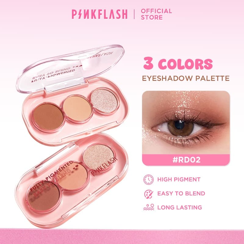 Pinkflash PINKGAME พาเลตต์อายแชโดว์ สีชมพู 11 เฉดสี รูปที่ 1